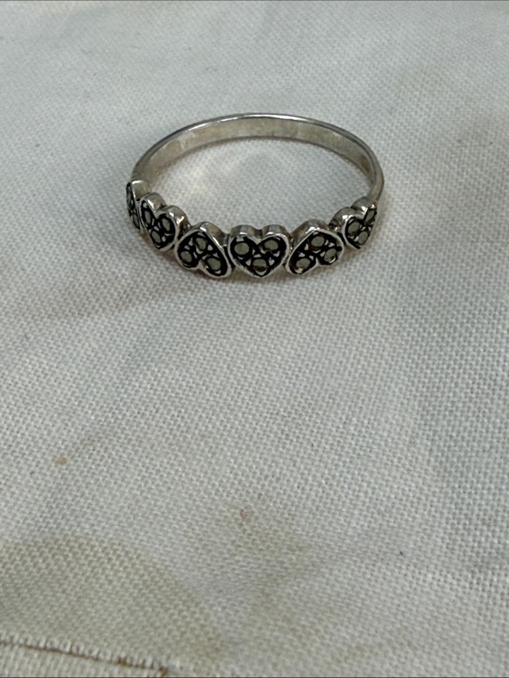 Silver Heart Accent Ring - Women's Jewelry